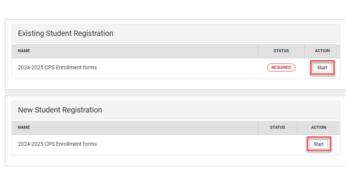 complete the registration process