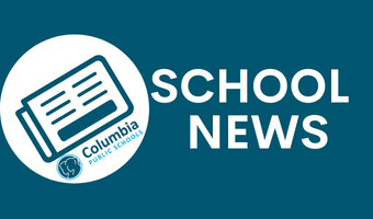 CPS logo on CPS blue background with the words School News in white