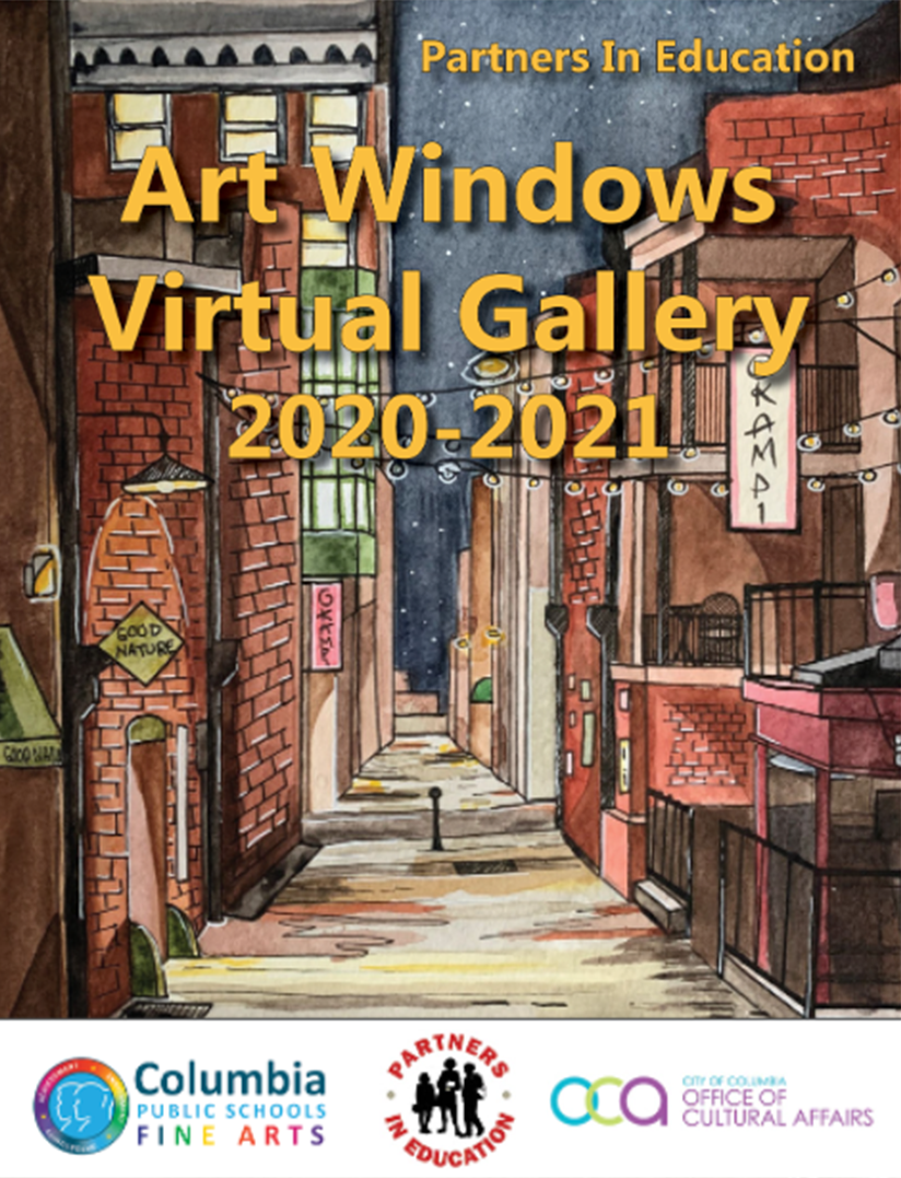 Cover for PIE Week 2020-2021 Art Windows Virtual Gallery