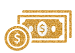$ 